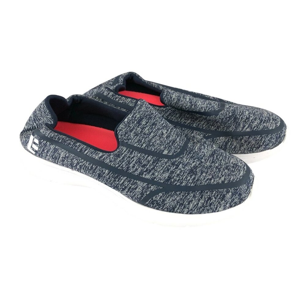 Eastlander Unisex Slip On Sneakers Heathered Navy Blue Mens 6 Womens 8.5